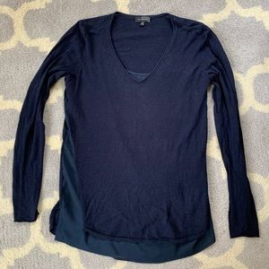 The Limited navy blue sweater